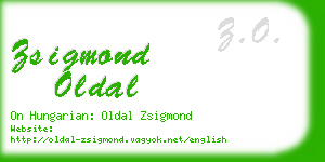 zsigmond oldal business card